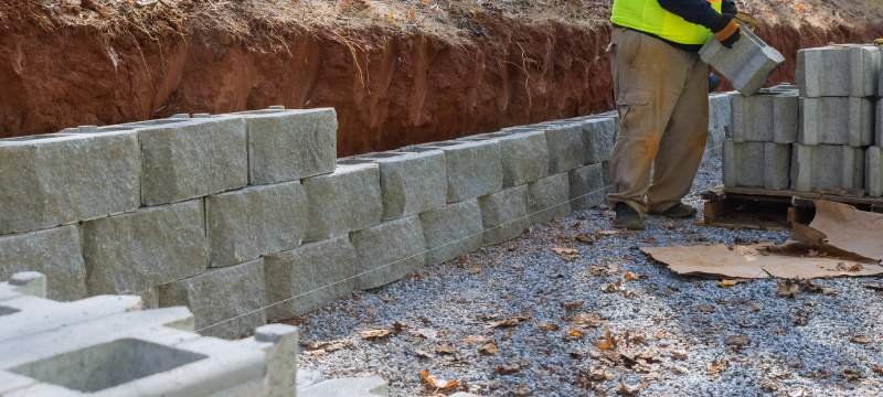 Travaux de maçonnerie