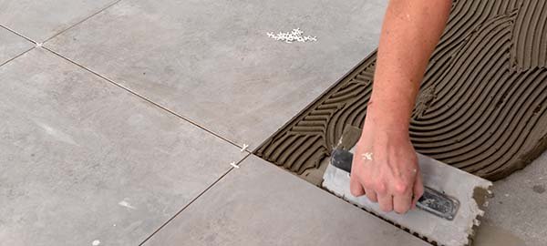 Pose de carrelage